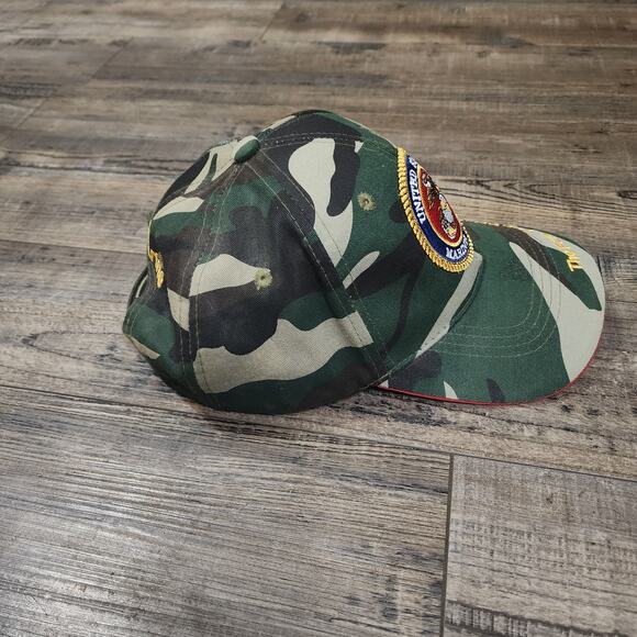 USMC cap w embroidered logo United States Marine Corps great condition - Picture 4 of 6